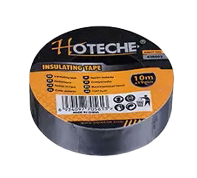 Hoteche Insulating Tape Black 10mx19mm 1 Roll 438002 | M&C Home Depot