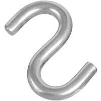  National  Open S Hook 2 Inch Stainless Steel 1 Each N233544