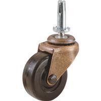  Do It Best  Rubber Swivel Plate Caster  2 Inch  2 Pack 243620