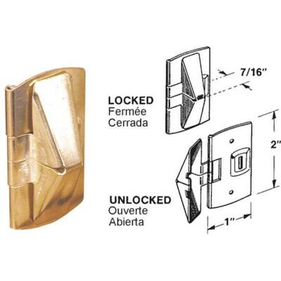  Prime Line Wood Window Flip Lock  2 Pack U 9938