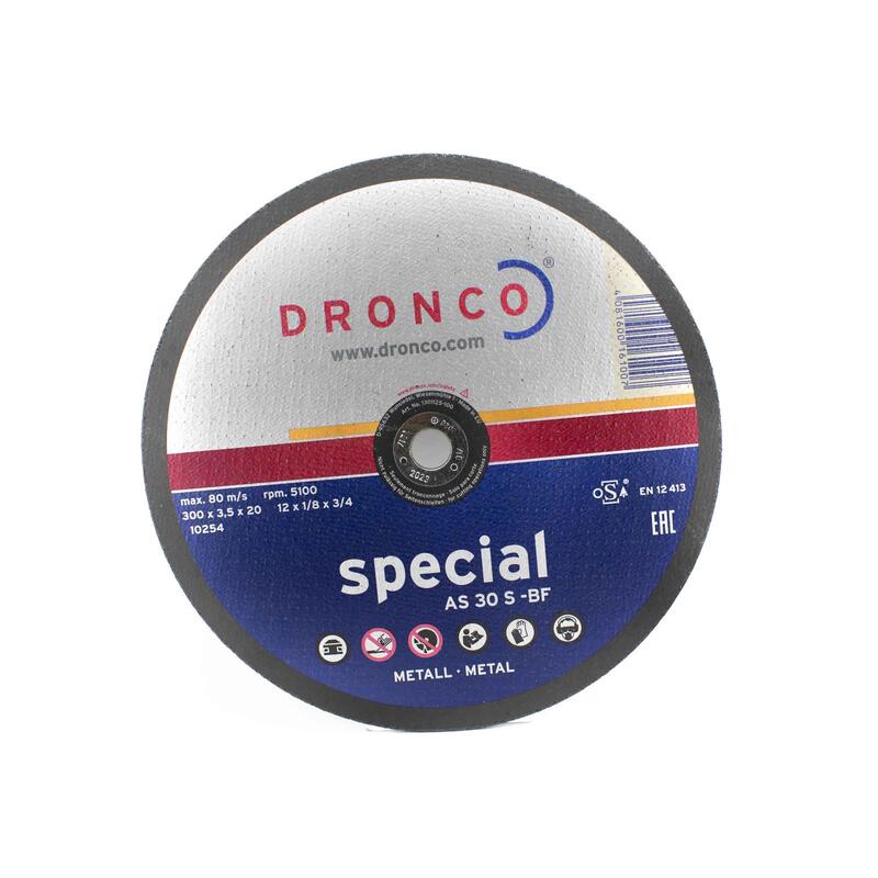 Dronco Cutting Disc Metal 12 Inch 300mm 1 Each 1300225 1301125
