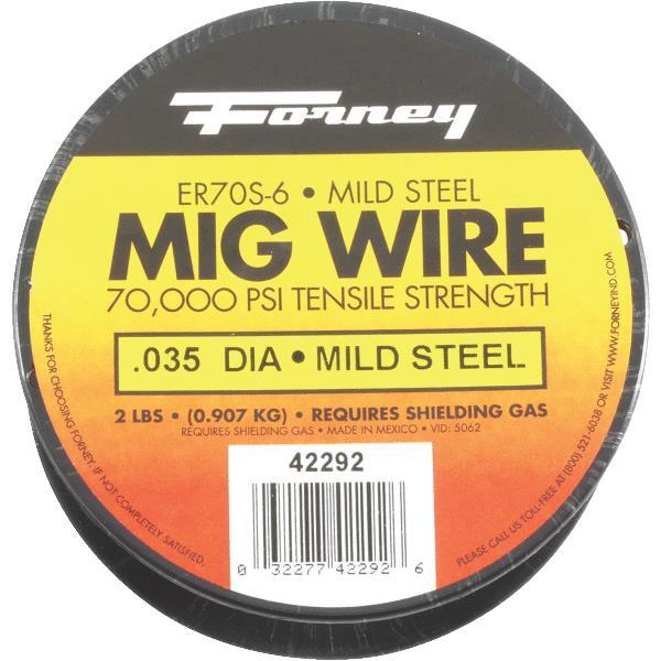  Forney  Mild Steel Mig Wire  2 Lb  1 Each 42292