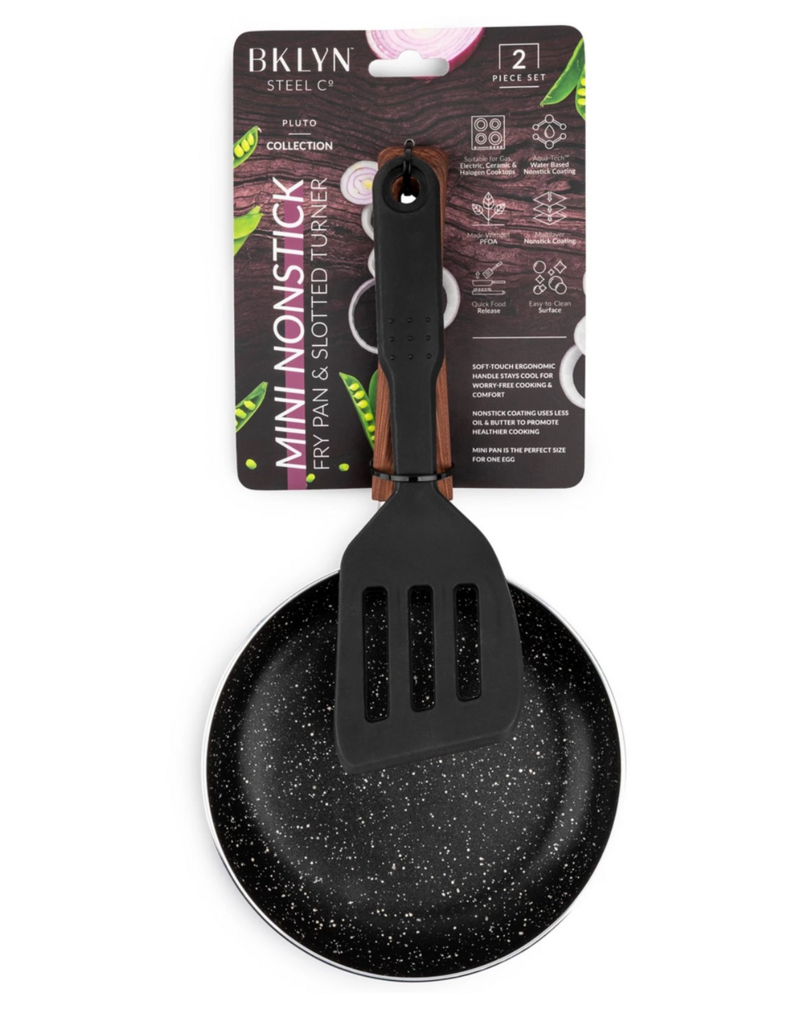 MINI FRY PAN W/TURNER SET 2PC