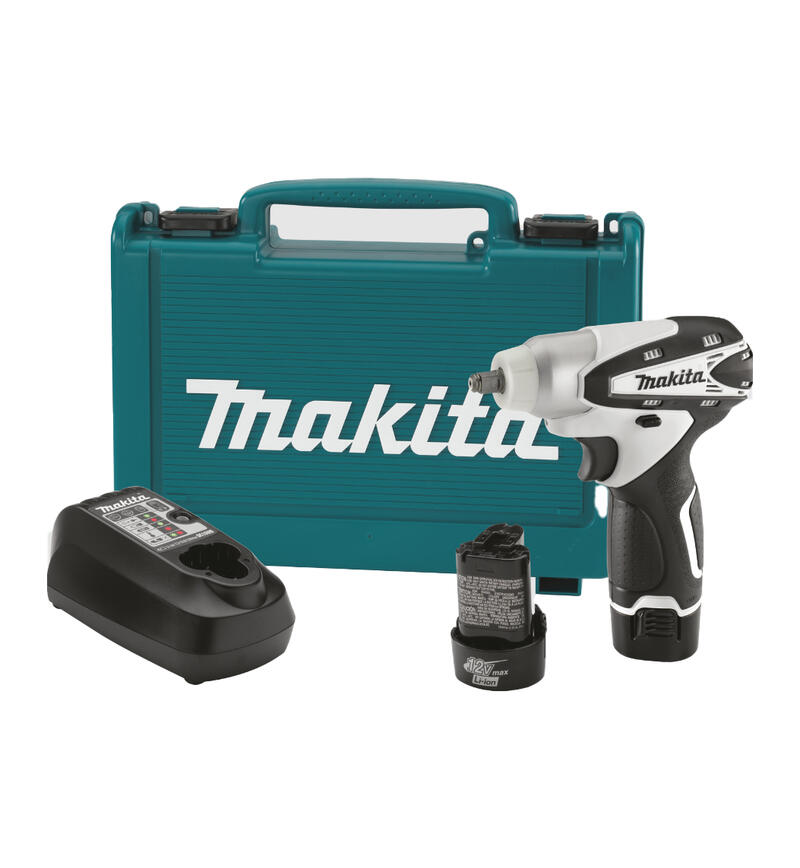  Makita Cordless Impact Wrench Kit 12 Volt 3/8 Inch  1 Each WT01W-240