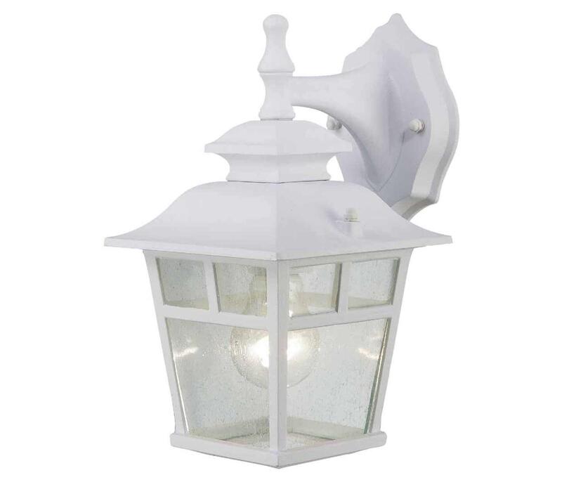  Home Impressions Lamp Fixture Outdoor 1 Light White 2 Pack IOL183TWH-C