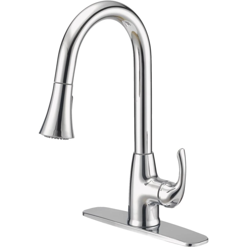  Home Impressions  Pull Down Kitchen Faucet  Chrome  1 Each 6PLFP6322CP