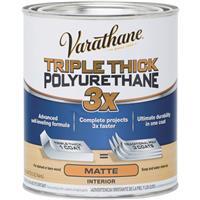 Varathane Triple Thick Interior Matte Polyurethane Clear 1 Quart 304588
