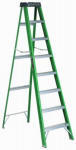  Fiberglass Step Ladder  8 Foot  Green  1 Each FS4008