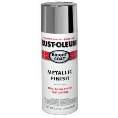 Rust-Oleum Bright Coat Metallic Finish Spray Paint 11oz Aluminum 1 Each 7715830