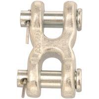  Campbell  Double Clevis Mid Link 7/16x1/2 Inch Zinc  1 Each T5423302