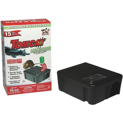 Tomcat Rat Killer Refillable Rat Bait Station 16oz 1 Each BL22154 0370910