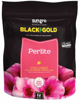 BLK & GLD PERLITE 8QT ***