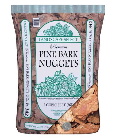  Landscape Select Pine Bark Nuggets 2 Cubic Foot 1 Each LS2PNUG