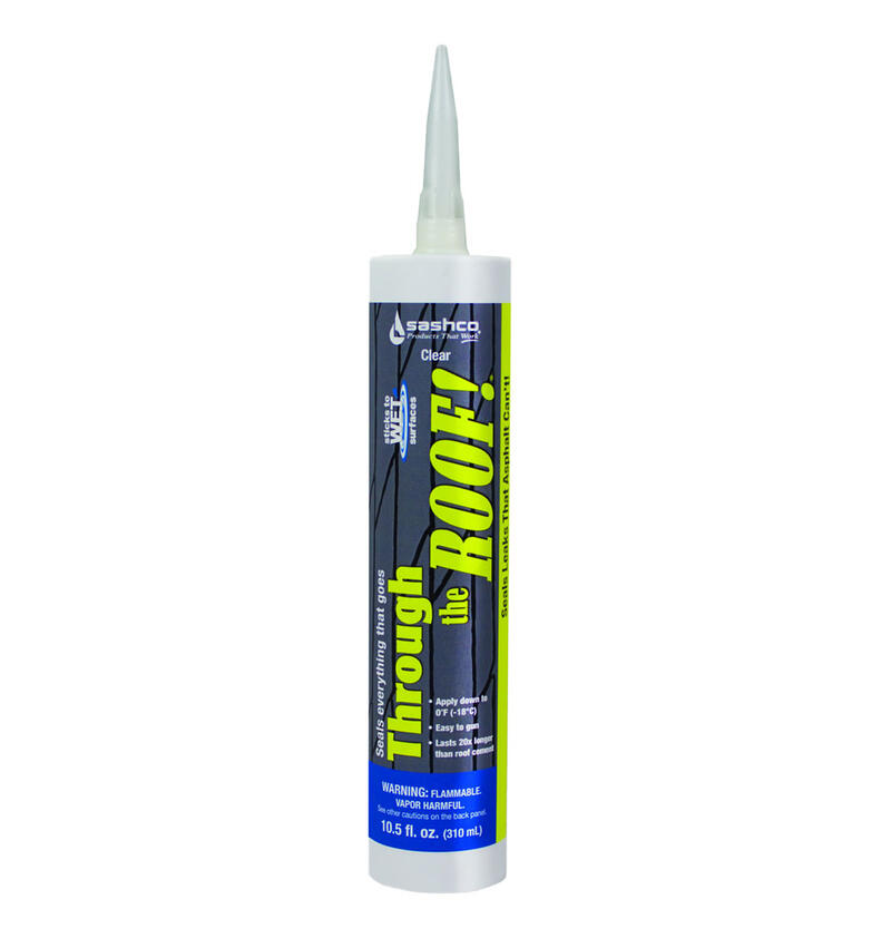 Sashco Through The Roof Clear Sealant 10.5 Fl oz 1 Each 14010