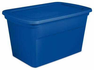 Sterilite Storage Tote 30 Gallon Blue 1 Each 17361C06