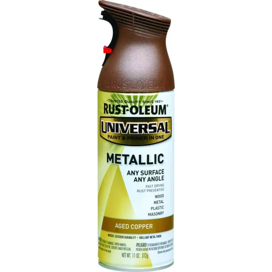 Rust-Oleum Coverage Spray Paint 11oz Aged Copper Mtlc 1 Each 249132