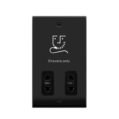 SHAVER SOCKET BLK PC100MB
