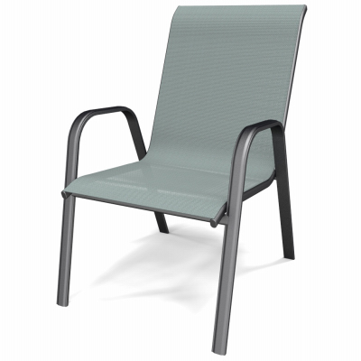 STACKABLE CHAIR SEAFOAM GRN