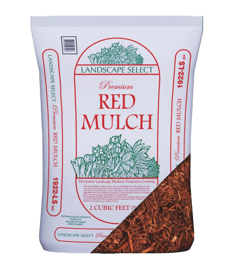 Landscape Select Shredded Mulch 2cuft Red 1 Each LS2DRED