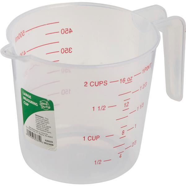  Smart Savers Plastic Measuring Cup 2 Cup  1 Each 820054