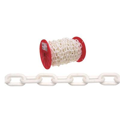  Campbell  Plastic Chain #8 60 Foot White 1 Foot 990847