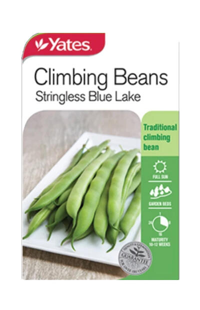  Yates Climbing Beans Stringless Blue Lake  1 Each 16451 VSC