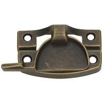  National  Crescent Sash Lock Antique Brass 1 Each N170761