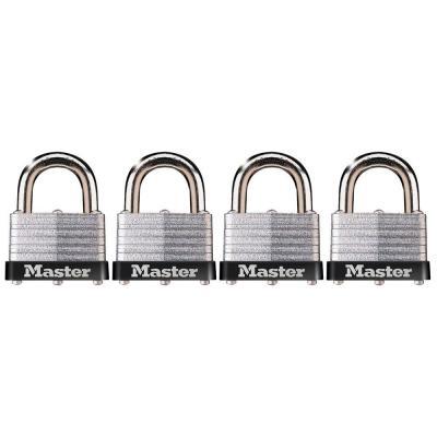  Master Lock  Warded Padlock 4 Pack  1-1/2 Inch  1 Each 8596QHC 83884