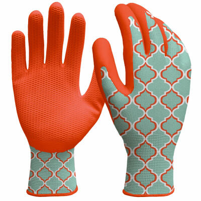  Digz Women's Jersey Garden Gloves Large  Honeycomb Dip 1 Each 78237-26