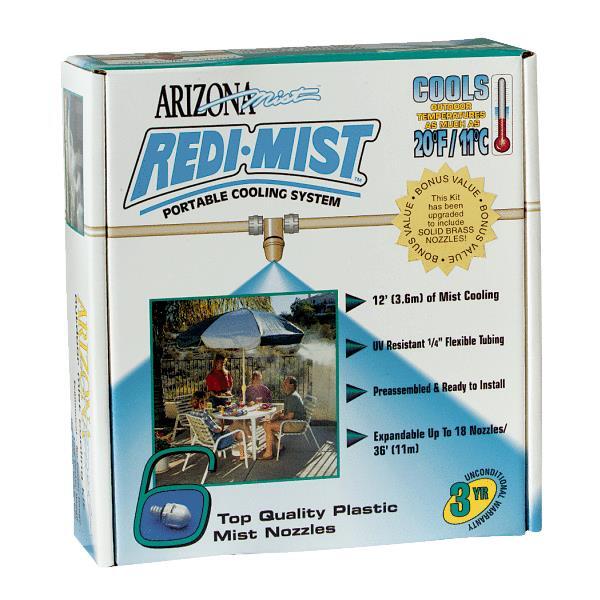 Arizona  Redi-Mist  Portable Cooling System 1/4 Inch  1 Each 20066 20000