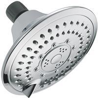  Delta  Fixed Showerhead 5 Spray  White 1 Each 75554C