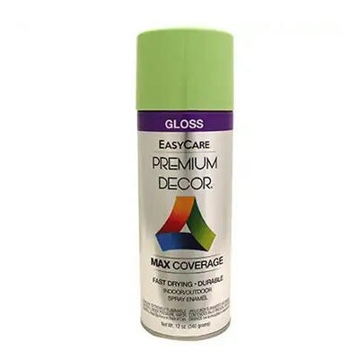 Premium Decor Gloss Enml Spray Paint 12oz Apple Green 1 Each PDS102: $28.72