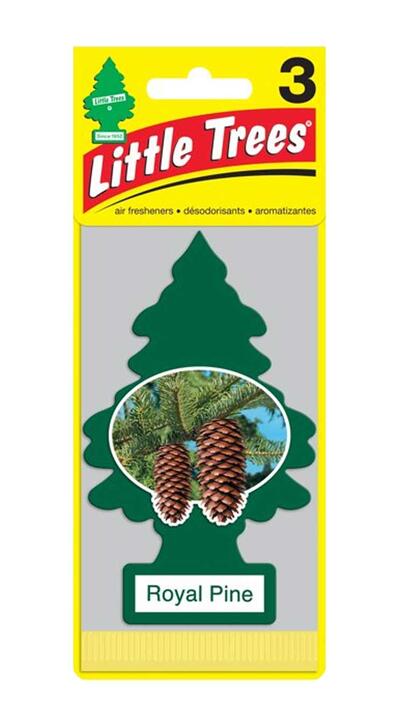  Little Trees Air Freshener  Royal Pine 3 Pack  U3S-32001