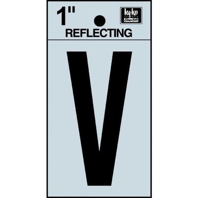  Hy-Ko Reflective Adhesive Letter V 1 Inch  1 Each RV-15/V