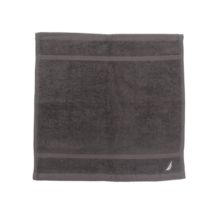 NAUTICA FACE TOWEL 13X13 D.GRY
