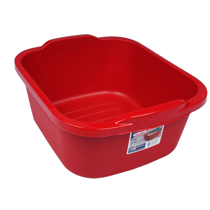  Sterilite  Dish Pan 11.4L Red 1 Each 764-06475808E