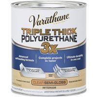 Varathane Triple Thick Interior Semi Gloss Polyurethane Clear 1 Each 284472: $64.68
