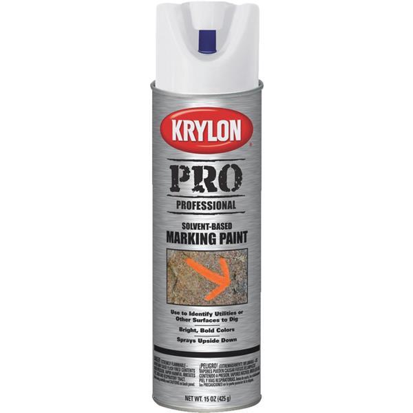 Krylon Pro Marking Spray Paint 15oz White 1 Each 7300