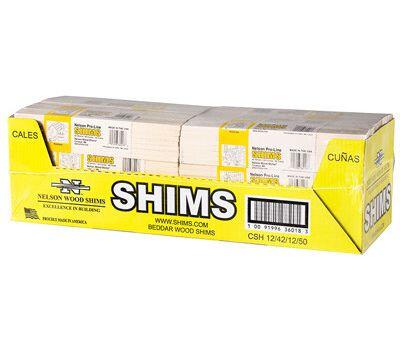  Shims Wood Snapping Shim 3/8x1-3/8 Inch  1 Each CSH12/42/12/48