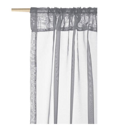 Safdie & Co. Curtain Sheer 54x86 Inch  Grey  1 Set  51274.2Z.75: $56.06