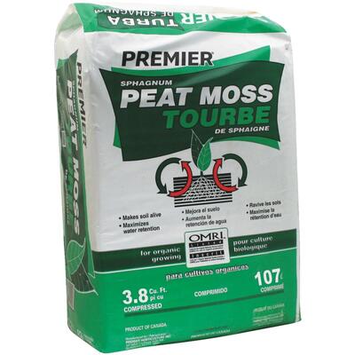 Premier Sphagnum Peat Moss 3.8cuft 1 Each 0082P