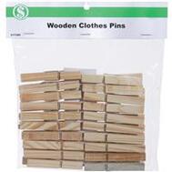  Smart Savers Spring Wood Clothes Pins 20 Piece 1 Each HH001-20: $4.95
