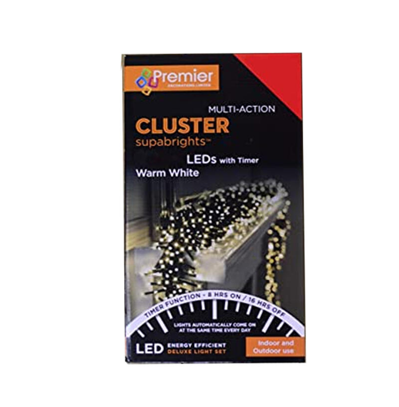 Premier Cluster Lights 480 LED Warm White 1 Each LV082119WW