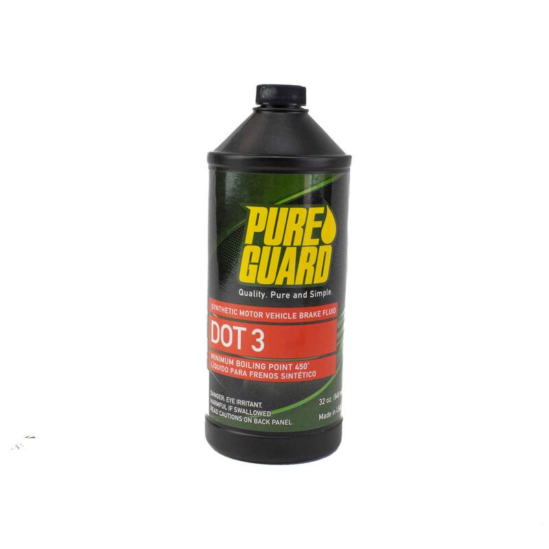  Pure Guard  Dot 3 Brake Fluid  14 Ounce  1 Each OII-P002