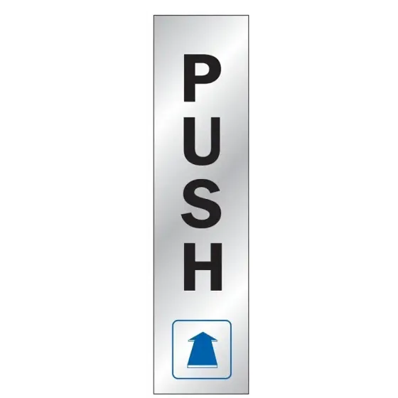 PUSH SIGN 2X8