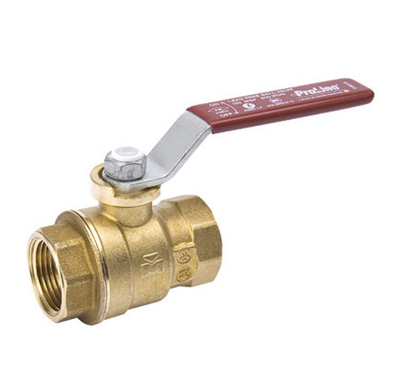  ProLine Ball Valve  1 Inch  Brass 1 Each 107-405NL