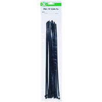 Do It Best Cable Ties 12 Inch Black 20 Pack  BT1220(PBH)
