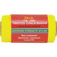  Do It Best Twisted Nylon Mason Line 100 Foot Yellow 1 Roll 306948: $8.08