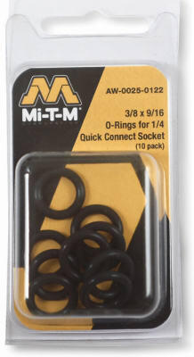  Mi-T-M Pressure Washer O Ring  3/8x9/16 Inch  10 Pack  AW-0025-0122
