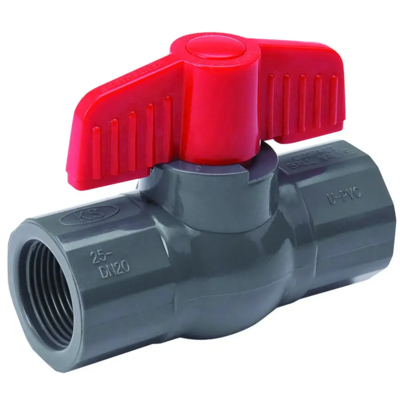  PVC Quarter Turn Ball Valve 1/2 Inch  1 Each 107-103